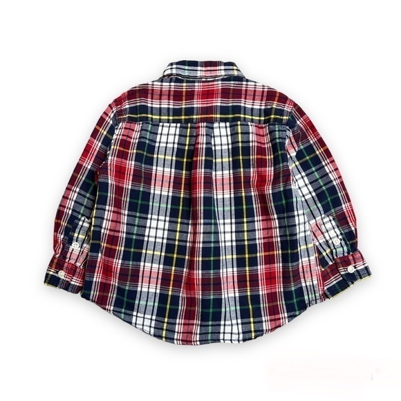 RALPH Lauren Plaid Button-Down Shirt Baby Boys 24 months - Picture 2 of 5